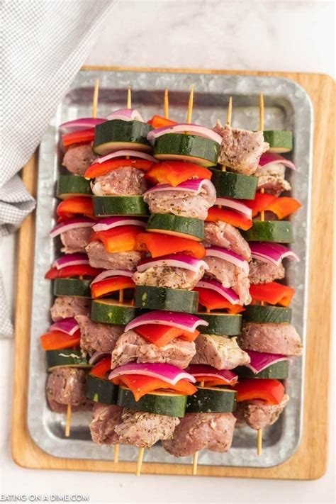 Grilled Pork Kabobs Easy Grilled Kabobs