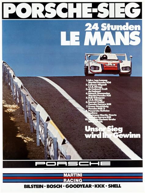 Porsche Vintage Poster