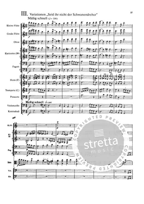 Der Schwanendreher Von Paul Hindemith Im Stretta Noten Shop