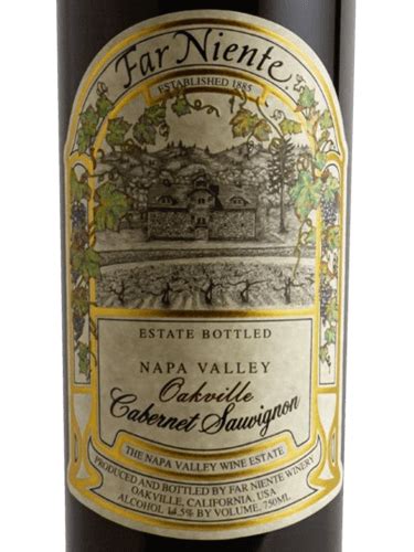 Far Niente Estate Bottled Cabernet Sauvignon Vivino Us