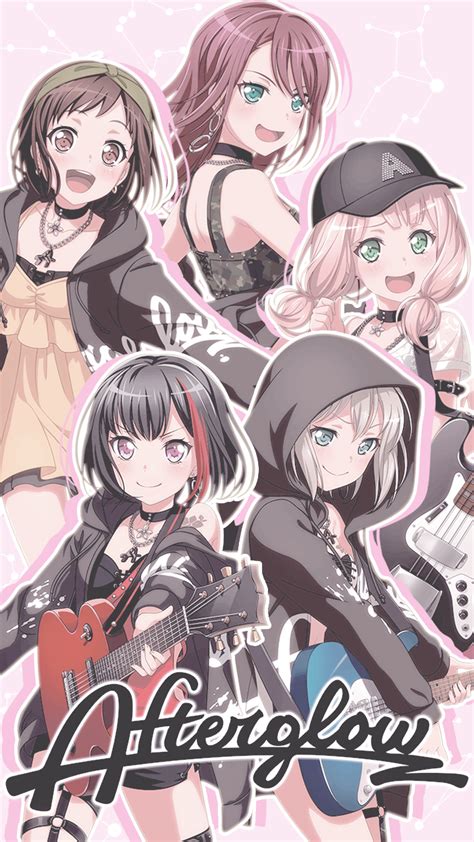 Afterglow Bandori Wallpapers Wallpaper Cave