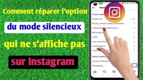 Comment réparer l option du mode silencieux qui ne s affiche pas sur