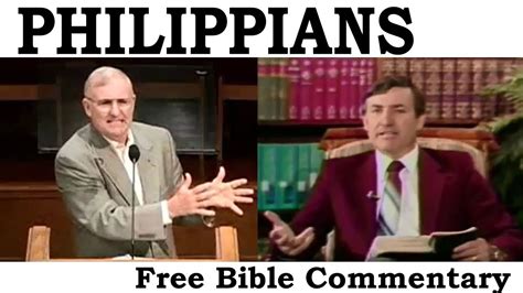 Philippians Chapter Free Bible Commentary With Pastor Teacher