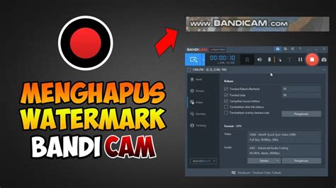 Cara Menghilangkan Watermark Bandicam Terbaru Youtube