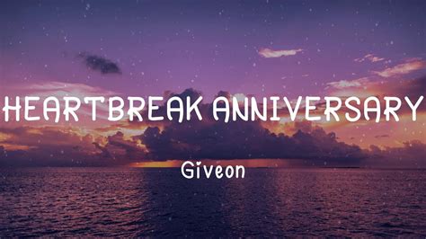 Giveon Heartbreak Anniversary Lyric Video Youtube