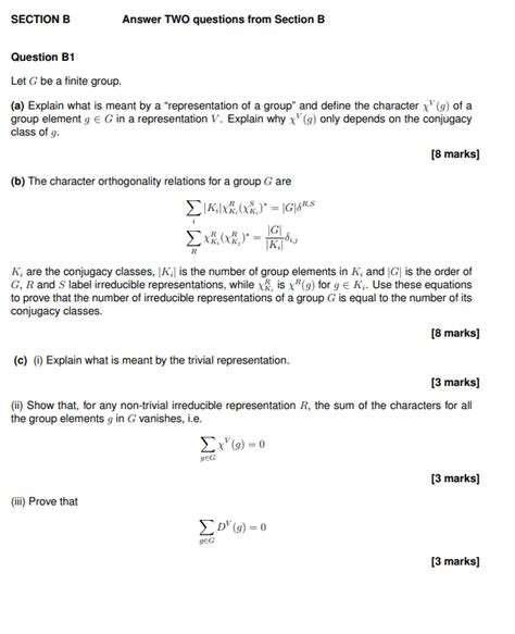 Solved Let G Be A Finite Group A Explain What Is Meant By Chegg