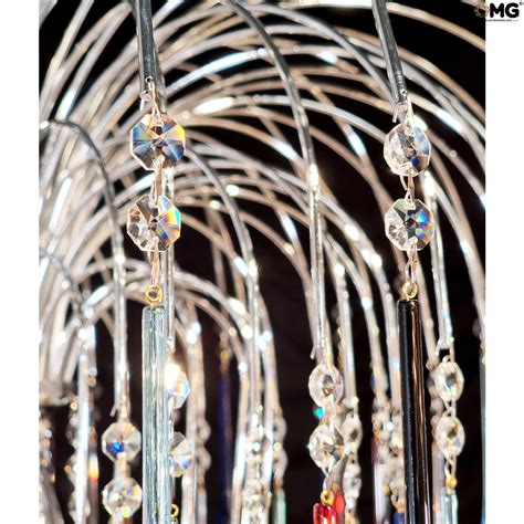 Colecci N Drop Chandeliers Cristal De Murano Original L Mpara De Ara A