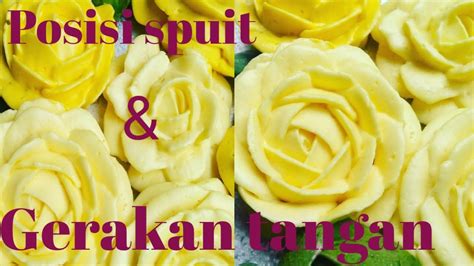 Cara Membuat Mawar Buttercream Posisi Spuit Membuat Bunga Mawar