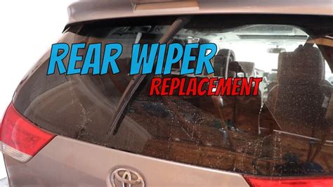 2021 Toyota Sienna Rear Wiper Blade Size