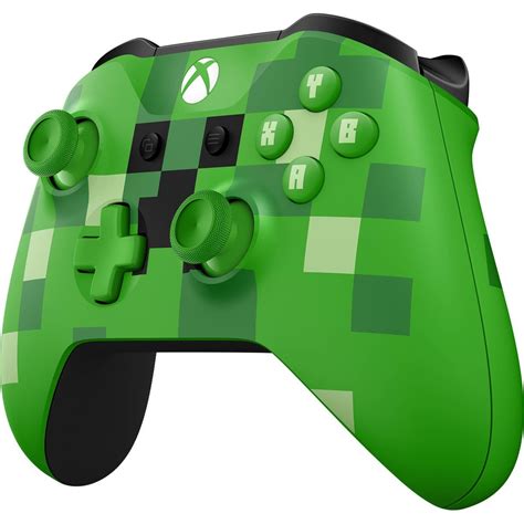 Controle Microsoft Sem Fio Edição Especial Minecraft Creeper Xbox One Império Teixeira