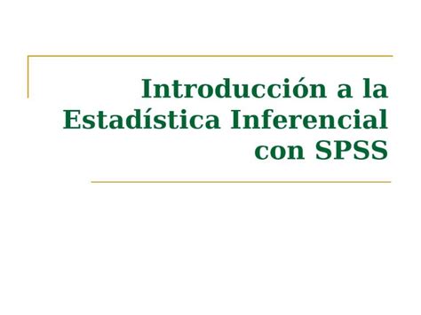 PPT Estadistica Inferencial DOKUMEN TIPS