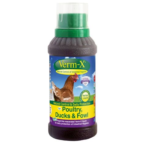 Verm-X Liquid Poultry Wormer Garden Feathers Bird Supplies | Poultry ...