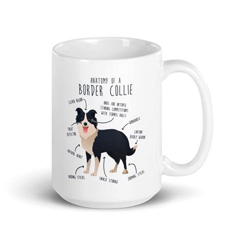 Border Collie Coffee Mug Cute Border Collie T Dog Lover Etsy