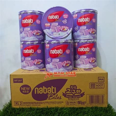 1 DUS Nabati Bites Wafer Korean Goguma Kaleng 6287g Lazada Indonesia