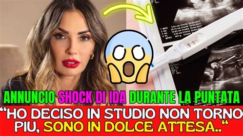 Uomini E Donne Annuncio Shock Di Ida Durante La Puntata Ho Deciso