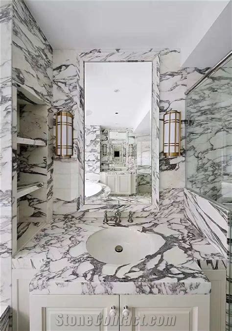 Calacatta Gold Marble Bathroom Vanity Tops From China Stonecontact