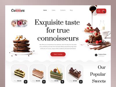 Bakery Website designs, themes, templates and downloadable graphic elements on Dribbble