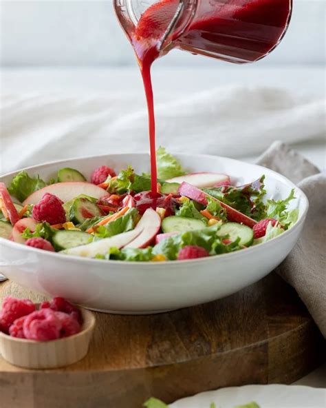 7-Minute Blender Raspberry Vinaigrette | Chef Janet