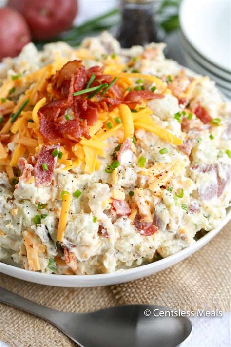 Loaded Baked Potato Salad Recipe The Shortcut Kitchen