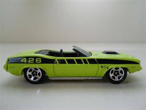 Hot Wheels 1970 Plymouth Barracuda Cuda Hemi Convertible 164