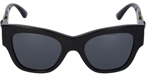 Versace Medusa Biggie Butterfly Sunglasses In Blackgrey Black Lyst Uk