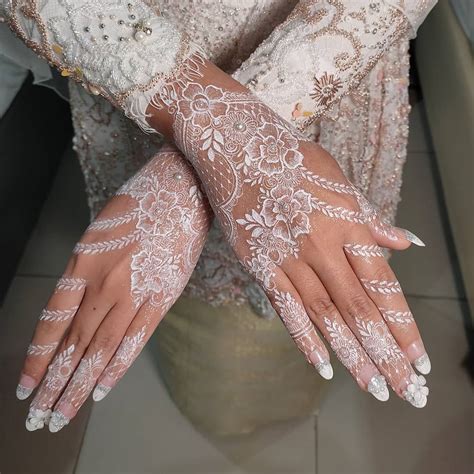 60 Gorgeous White Henna Designs For Brides And Bridesmaids Pyaari Weddings