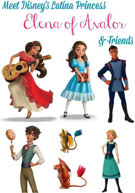 Meet Disneys Elena Of Avalor And Friends Ladydeelg Abbigliamento