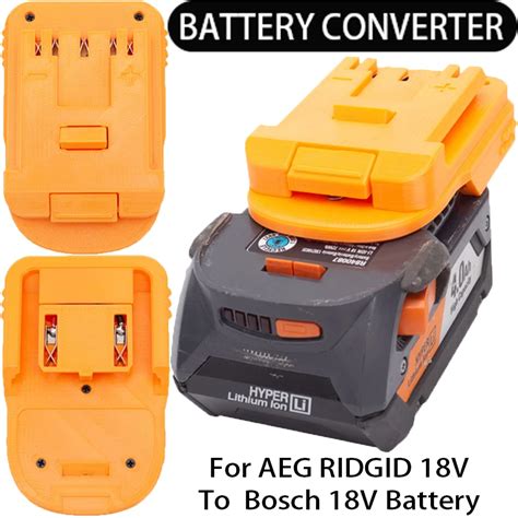 Adaptateur Batterie Bosch 18V Vers AEG RIDGID Test Et Avis