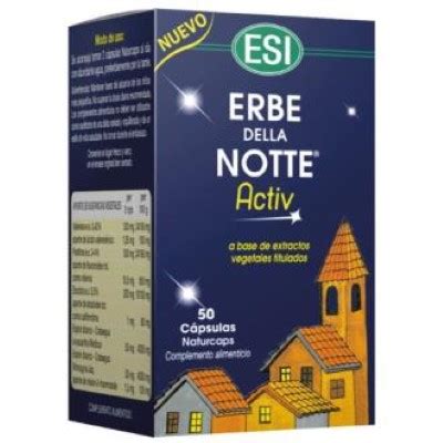 Esi Erbe Della Notte Activ C Psulas Prop Sito Salud