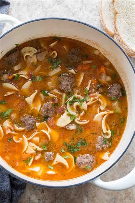 Sopa De Fideos Con Alb Ndigas