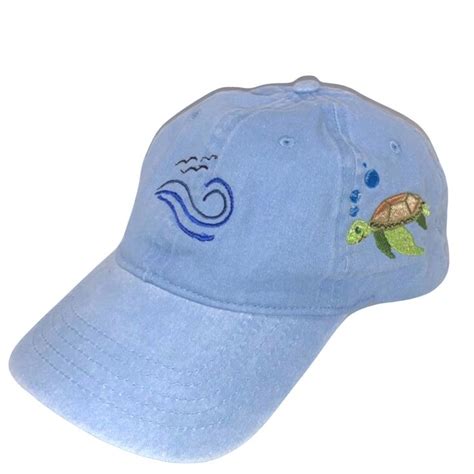 Embroidered Baseball Caps Trucker Cap Turtle Baseball Hats Waves