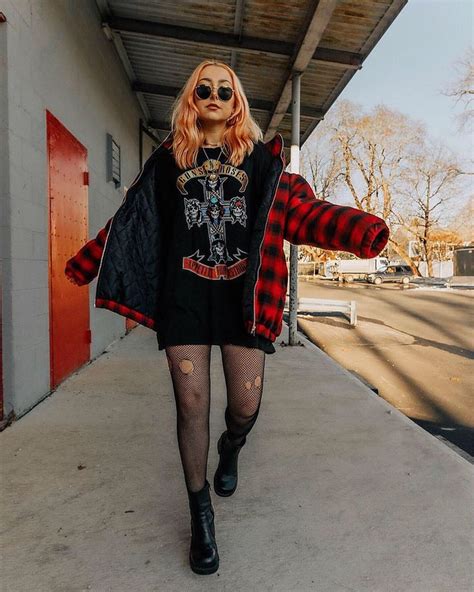 Estilo Grunge Fotos Dicas Para Looks Para L De Estilosos Rock