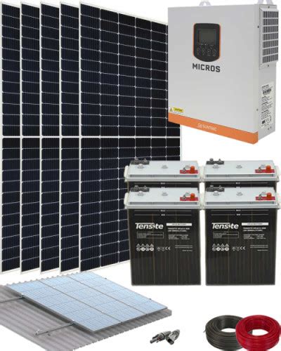 Kit Solar Aislada Instalaci N Fotovoltaica Aislada En Tu Vivienda