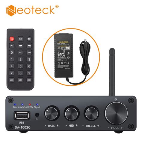 Neoteck Khz Bit W W Stereo Audio Amplifier Bluetooth