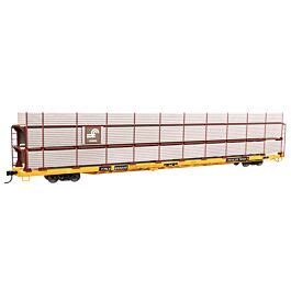 Walthers 89 Flatcar W Tri Level Shielded Auto Rack Ready To Run