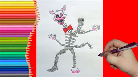 How To Draw Fnaf Mangle