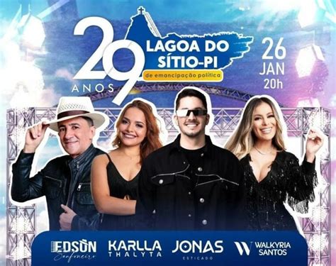 Lagoa Do S Tio Comemora Anos Grandes Atra Es Musicais Confira