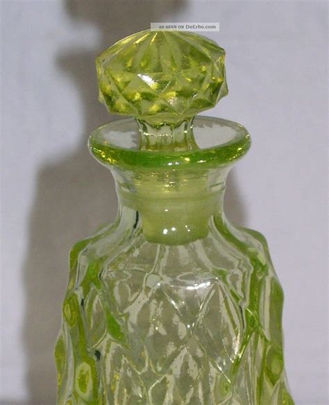 Jugendstil Flakon Glasflakon Aus Uranglas Um Art Deco