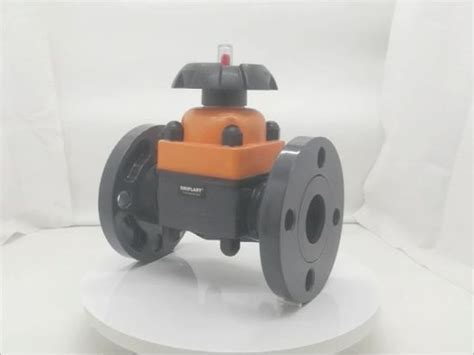 Pvcu Diaphragm Valve Epdm Membrane With Flange End Connection Jis K