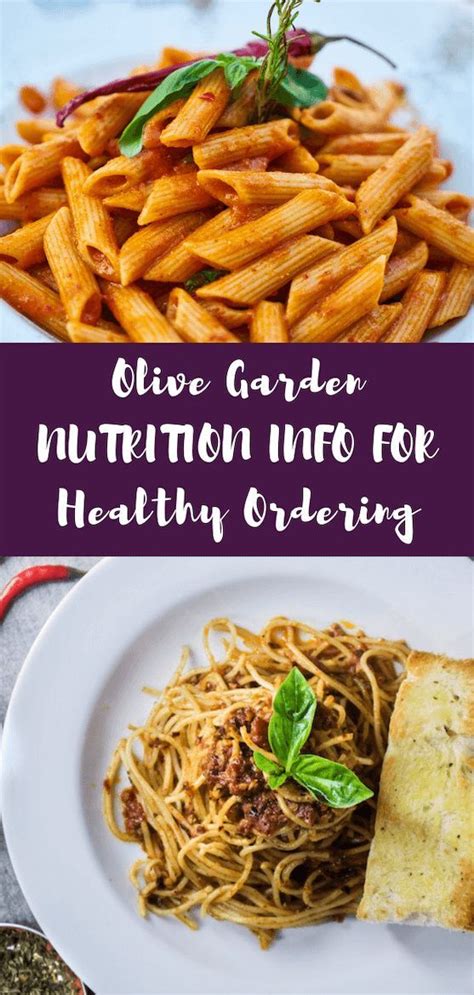 Olive Garden Menu Nutrition - The Gallery Fitness Club