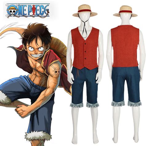 Movie One Piece Luffy Cosplay Costume Movie Version Same Monkey D Luffy