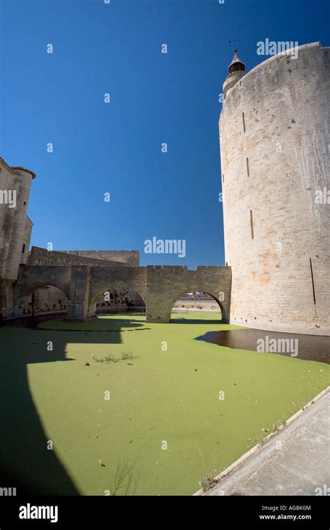 The Tower Of Constance Aigues Mortes France Stock Photo Alamy