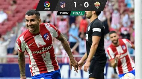 Un gol de Ángel Correa le dio el triunfo al Atlético sobre el Elche