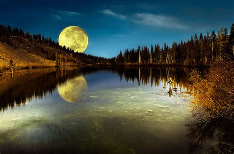 Moon Over The Lake Pictures, Photos, and Images for Facebook, Tumblr ...