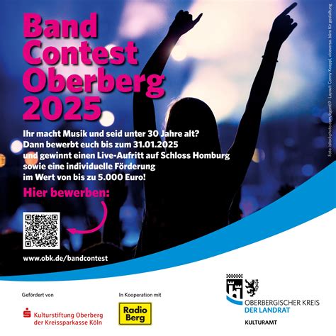 Oberbergischer Kreis Bewerbungen Zum Ersten Band Contest Des Kreises