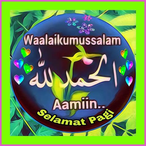 Stiker Ucapan Assalamualaikum