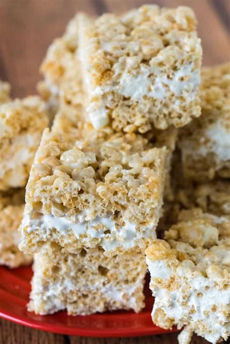 Rice Krispie Treats With Marshmallow Creme And Peanut Butter