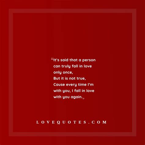 I Fall In Love With You Again Love Quotes