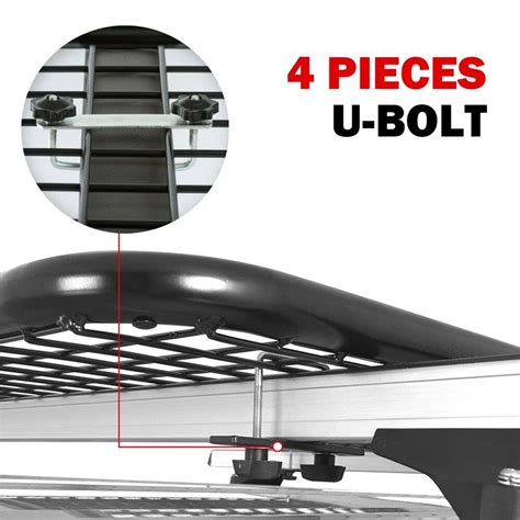 Universal Steel Roof Rack Basket With Wind Fairing For Suvs Hub Wheels