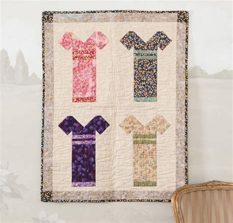 Kimonos Quilt Kit By Rk Studio Featuring Robert Kaufman Akiko Fabric